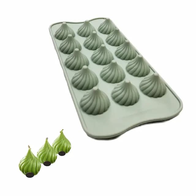 قالب سیلیکون شکلات مخروط کد 79