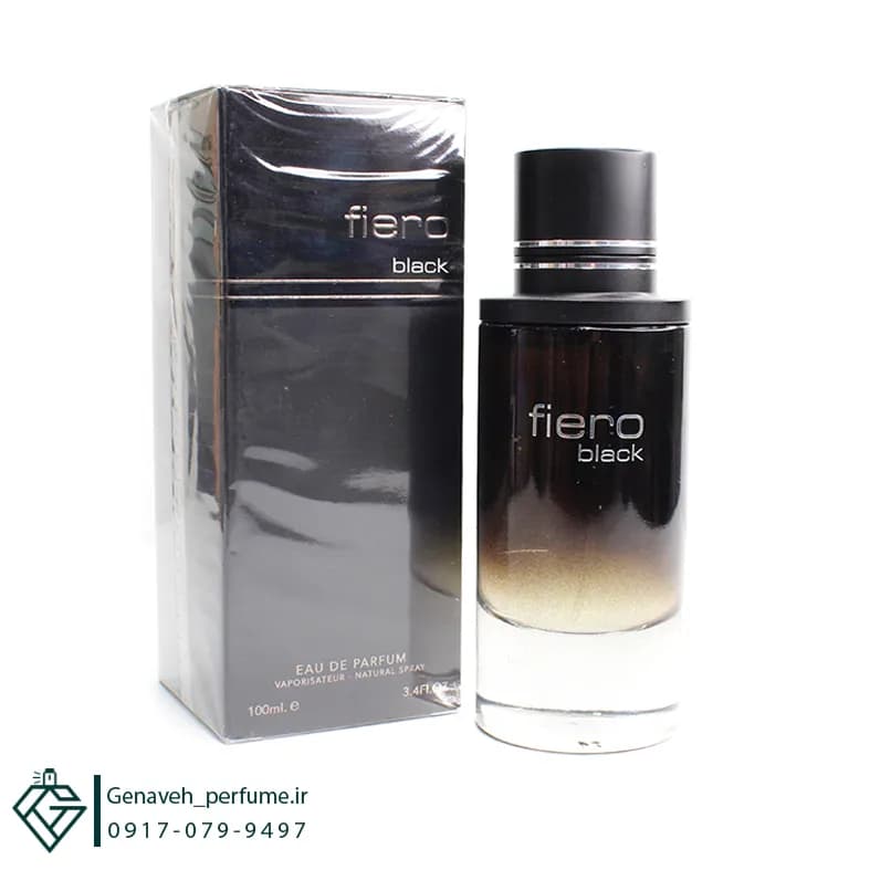 ادکلن فراگرنس ورد مدل فیرو بلک fiero black حجم 100 میل