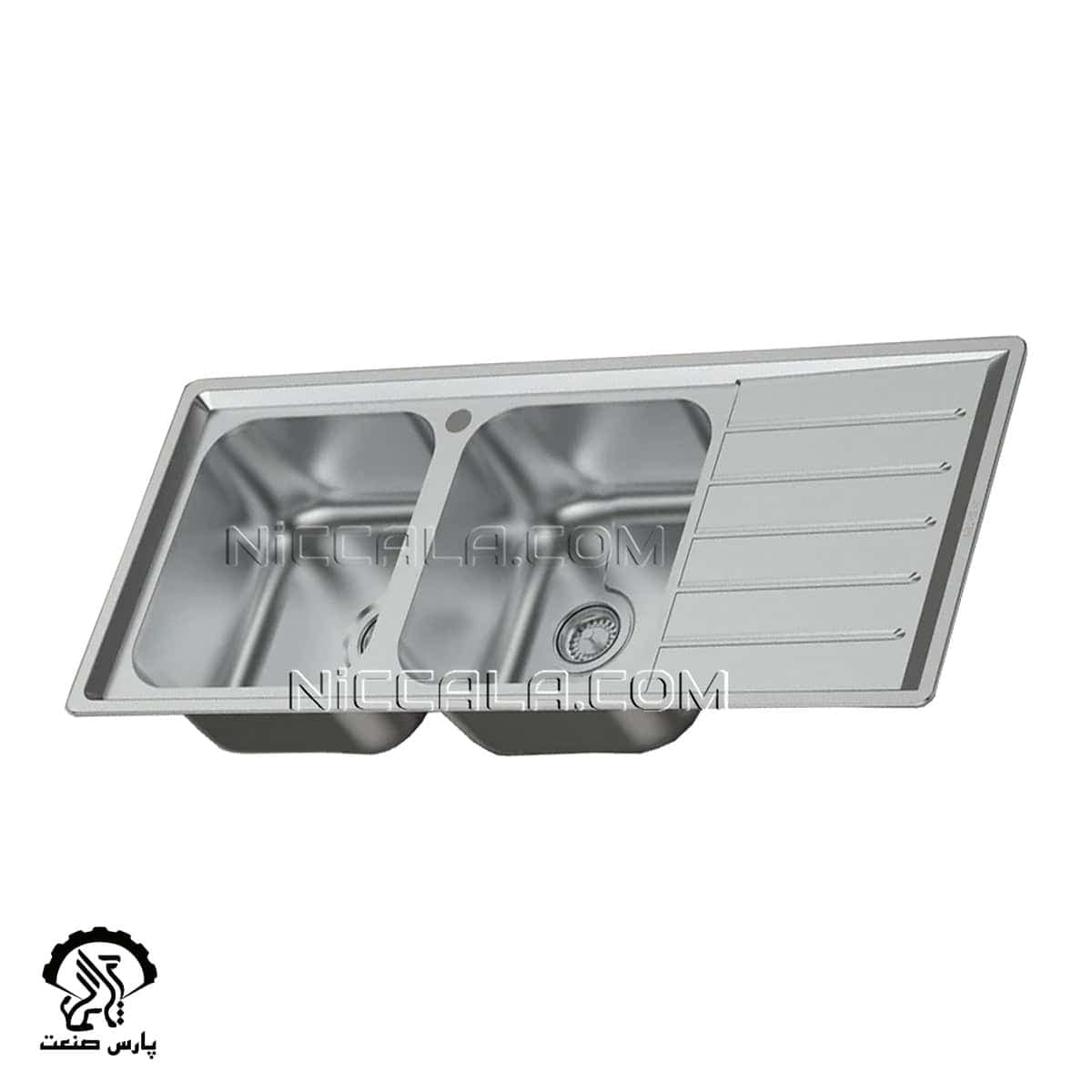 سینک نیک کالا توکار استیل مدل SSI-101