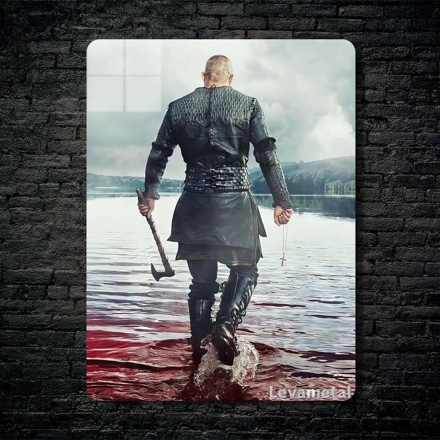 متال پوستر رگنار Ragnar از سریال وایکینگ ها Vikings با کد A-483