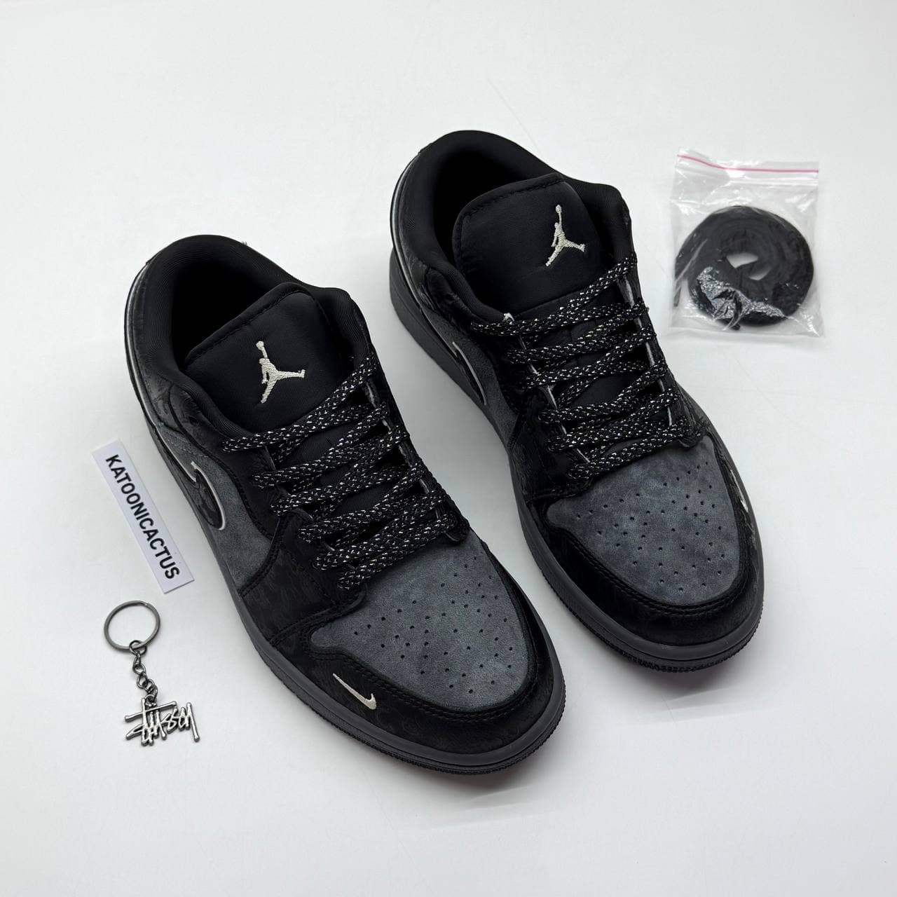 نایک ایر جردن وان لو استوسی NIKE AIR JORDAN 1 LOW X STUSSY — تصویر ۲