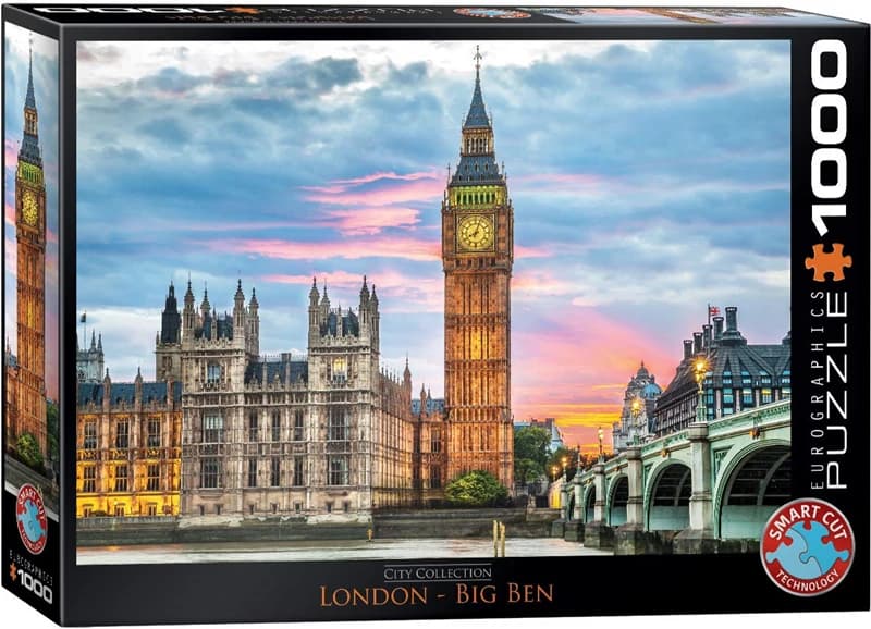پازل 1000 تكه یوروگرافیک طرح London, Big Ben كد 0764-6000