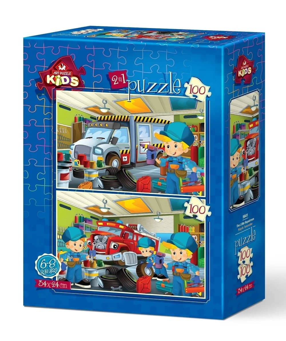 پازل 200 تكه آرت پازل طرح Little Repairmen كد 5641