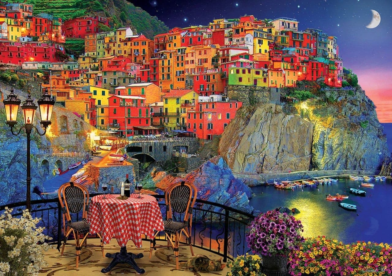 پازل 1500 تكه آرت پازل طرح Cinque Terre, Italy كد 5375 — تصویر ۲