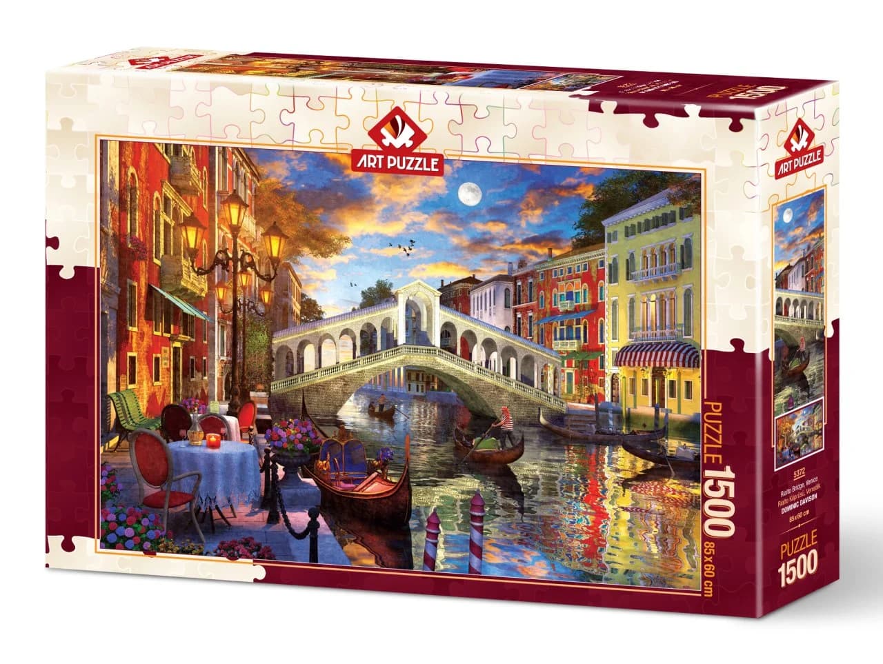 پازل 1500 تكه آرت پازل طرح Rialto Bridge, Venice كد 5372