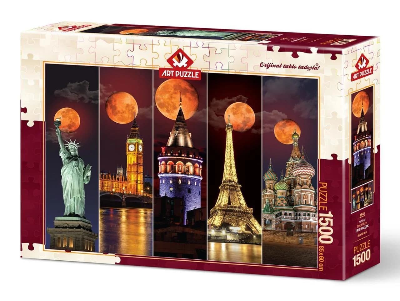 پازل 1500 تكه آرت پازل طرح Blood Moon كد 4548
