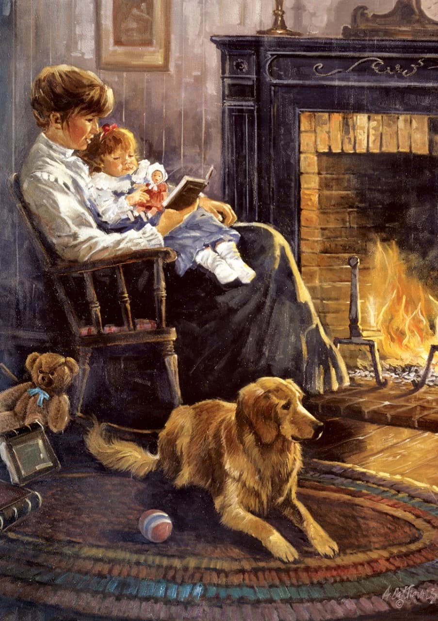 پازل 1000 تكه آرت پازل طرح Nostalgic Sleep Story كد 5173 — تصویر ۲
