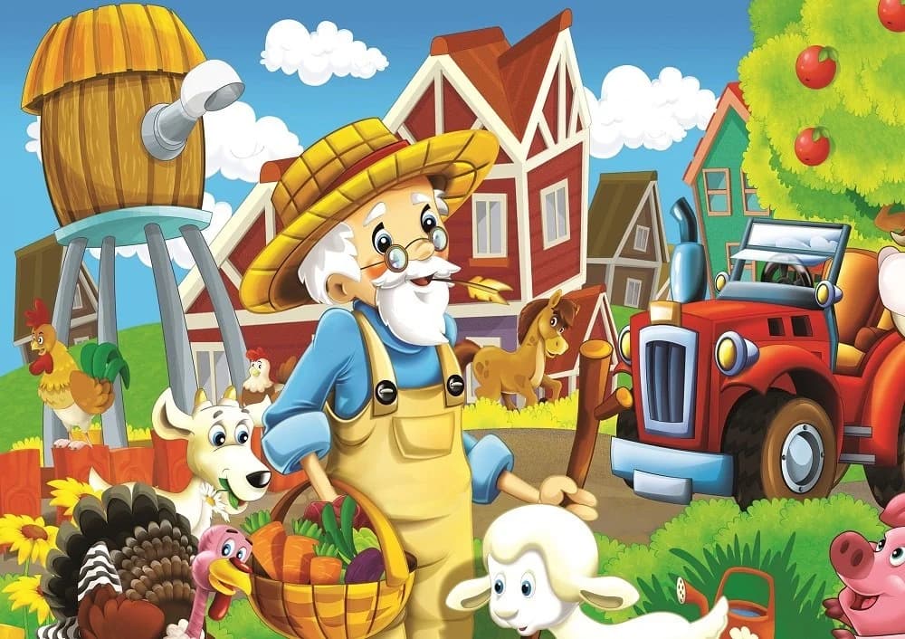 پازل 59 تكه آرت پازل طرح Happy Farmer كد 5567 — تصویر ۳