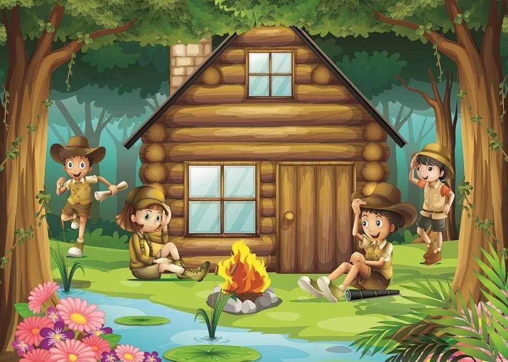 پازل 200 تكه آرت پازل طرح Scout Camp كد 4519 — تصویر ۳