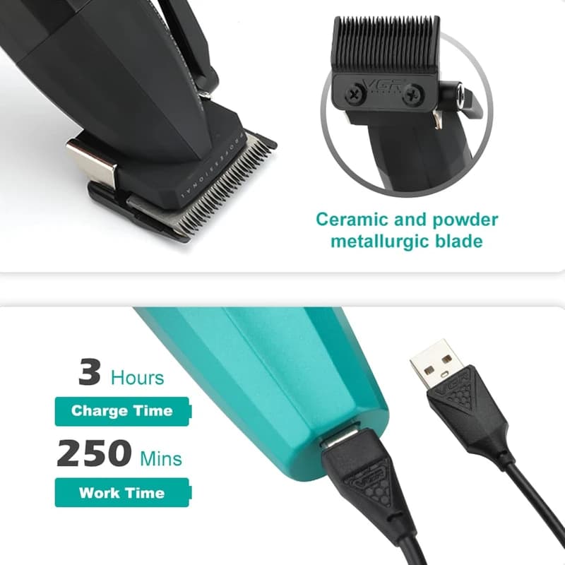 ماشین اصلاح V-003 ویجیآر مدل V-003 حرفهای — تصویر ۷