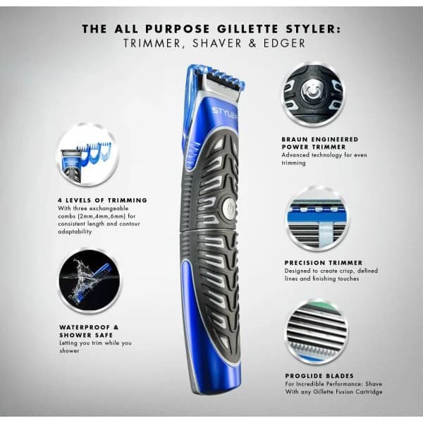 ریش تراش پرو گلاید استایلر 3 در 1 ژیلت Gillette — تصویر ۳