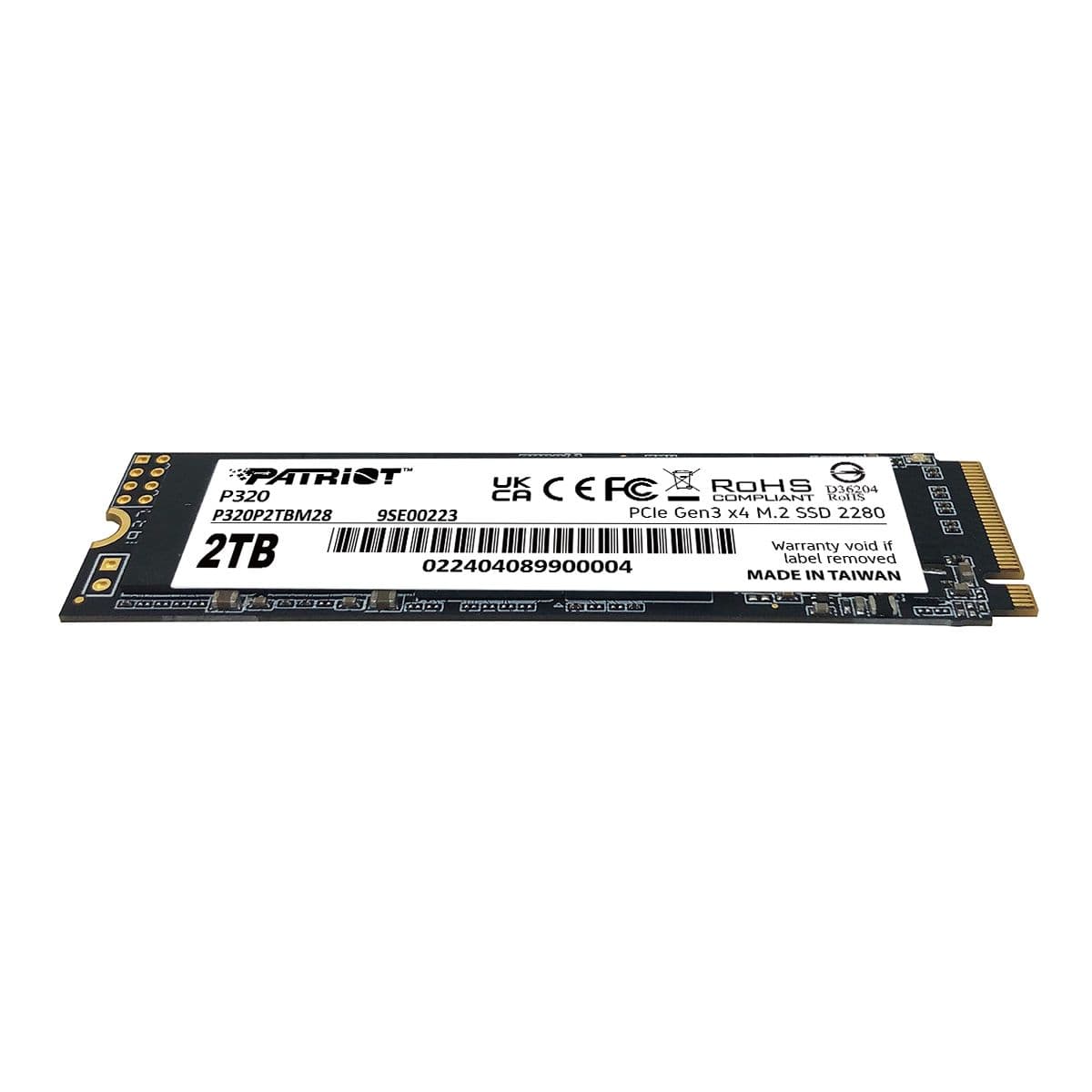 اس اس دی اینترنال پتریوت NVME 2TB P320 M2 GEN3X4 — تصویر ۲
