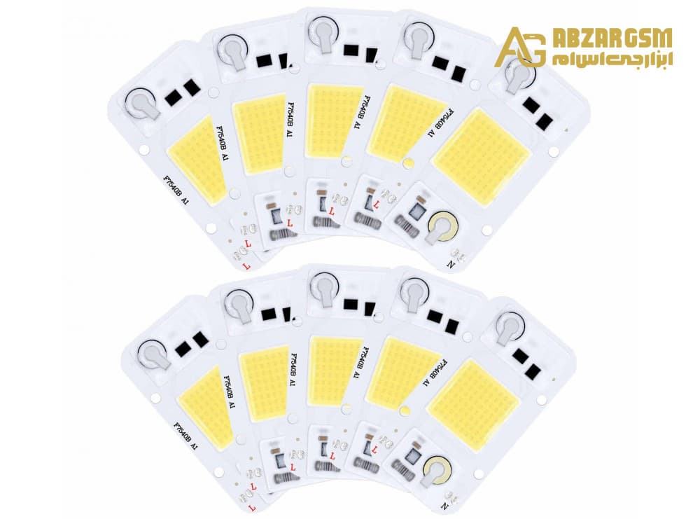 LED COB مهتابی 20W 220V با درایور داخلی سایز 7540 دارای مدار حفاظتی Anti Surge — تصویر ۳
