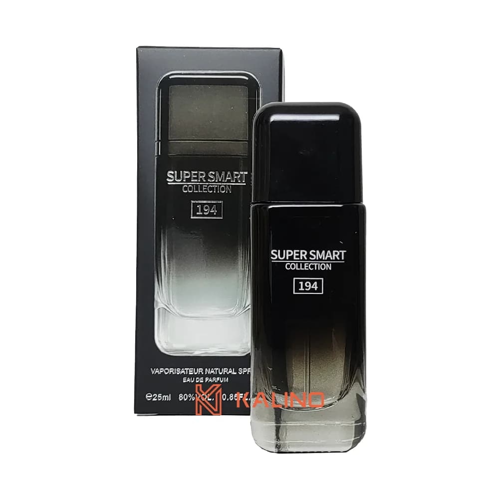 ادکلن مردانه 212 وی آی پی بلک سوپر اسمارت کد 194 حجم 25 میل | Super Smart Carolina Herrera 212 VIP Black Men — تصویر ۲