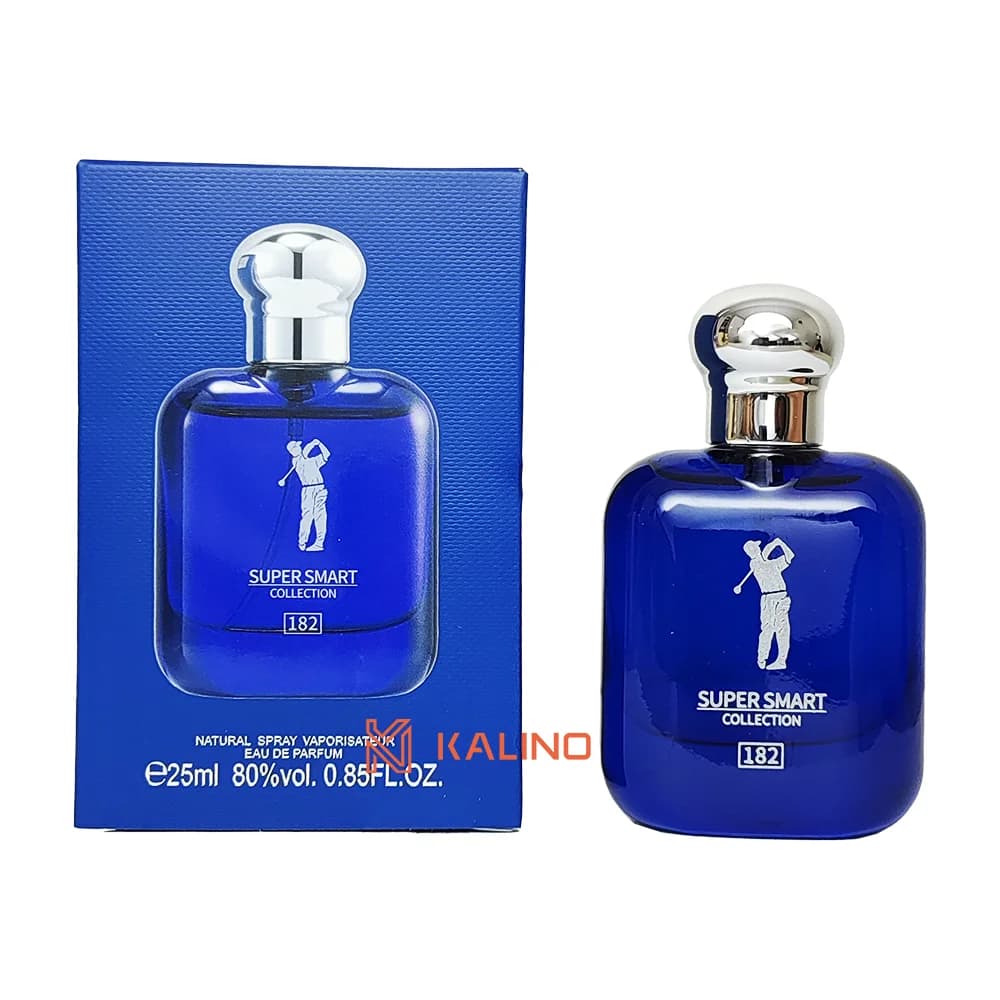 ادکلن مردانه پولو آبی سوپر اسمارت کد 182 حجم 25 میل | Super Smart Polo Blue