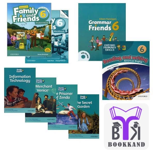 مجموعه کامل American Family and Friends 6 ویرایش دوم