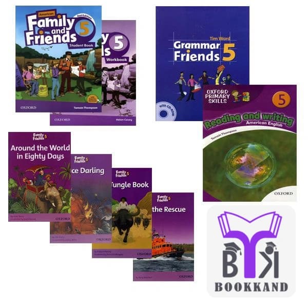 مجموعه کامل American Family and Friends 5 ویرایش دوم