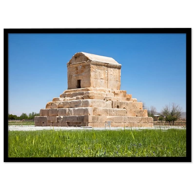 تابلو طرح مقبره کوروش کد 02
