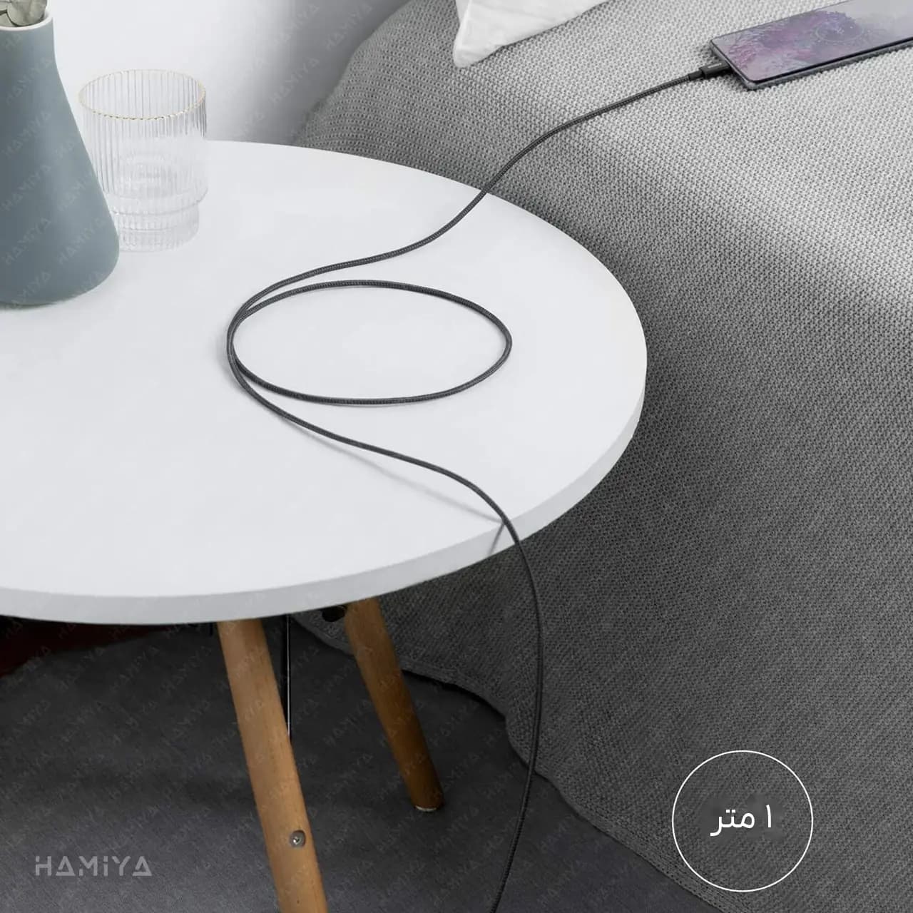 کابل تبدیل تایپ سی به تایپ سی انکر مدل A8752 توان 60 وات و طول 90 سانتی متر — تصویر ۳
