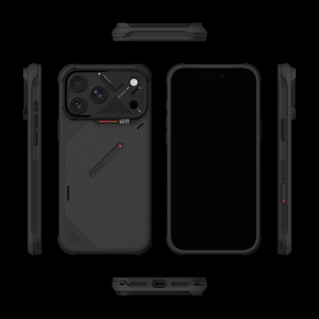 قاب آیفون ۱۸ پرو آلومو مدل AULUMU A18 Armor Shockproof Aramid Fiber — تصویر ۶