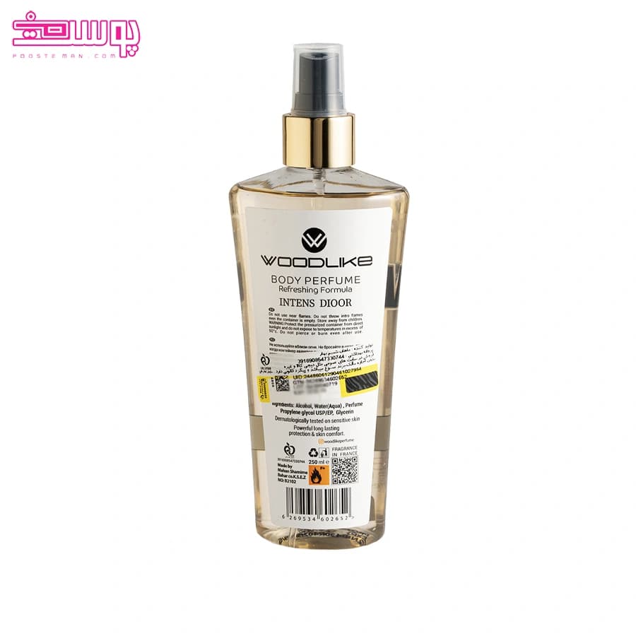 بادی اسپلش مردانه دیور اینتنس وودلایک مدل DIOOR INTENS حجم 250ml — تصویر ۲