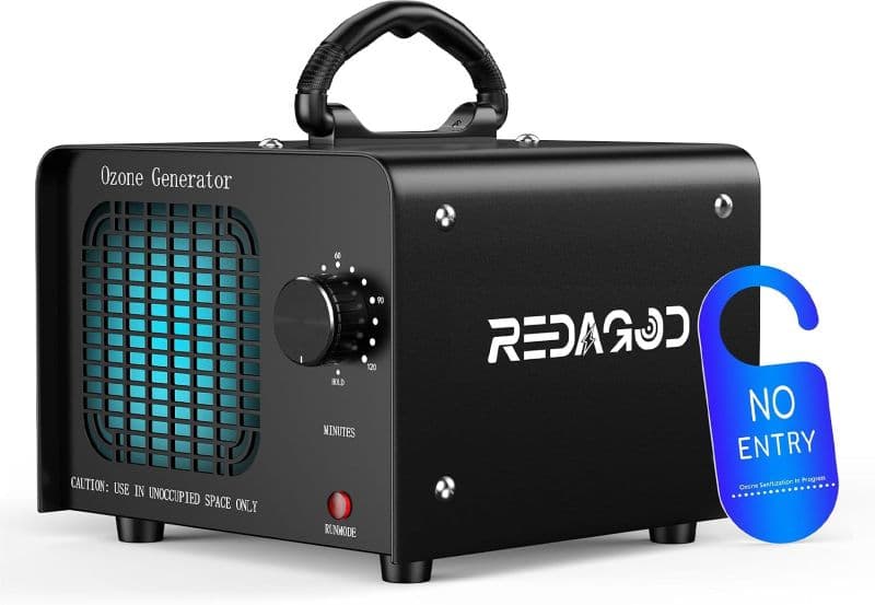 ژنراتور ازن ۴۸۰۰۰ میلیگرم در ساعت Redagod تایمر ۱۲۰ دقیقهای ازنساز — تصویر ۲