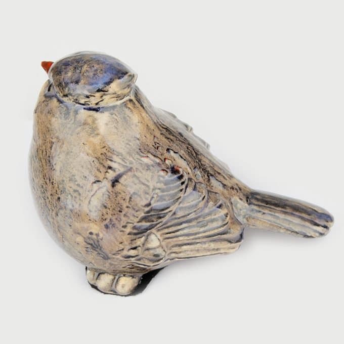 مجسمه چینی گنجشک کاردینال نماد عشق (بسته دو عددی) — تصویر ۶