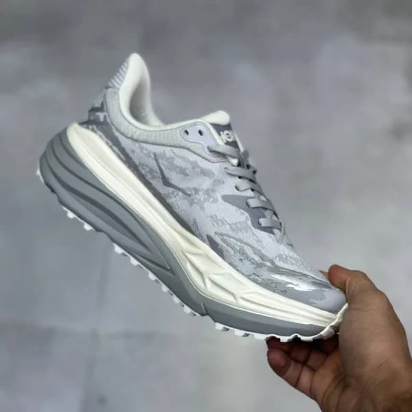 هوکا استینسون 7 طوسی Hoka Stinson 7 Stardust Alabaster — تصویر ۳