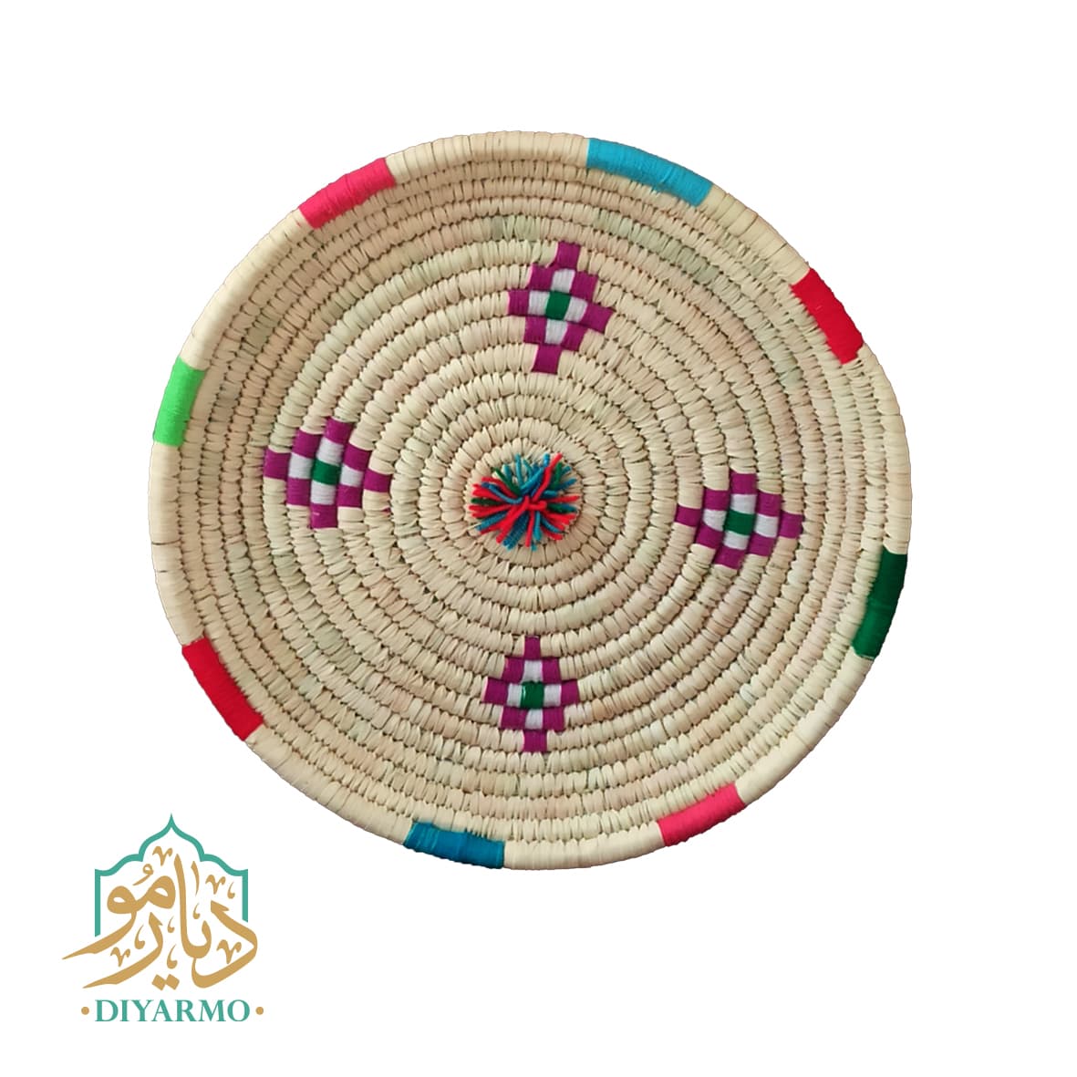 سینی حصیری 30 سانت (طبق) – کد DM11