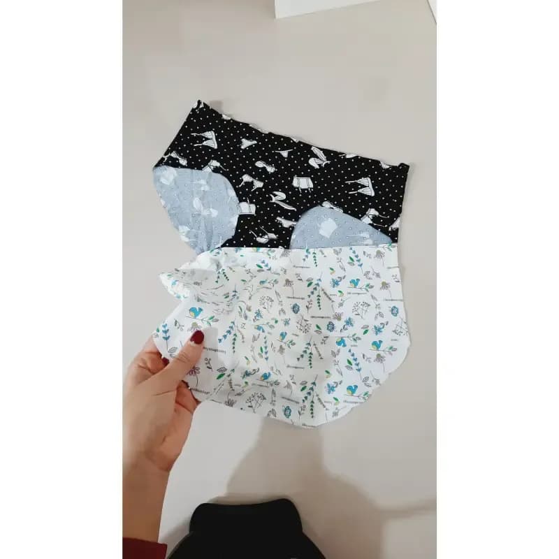شورت لیزری زنانه اسلیپ فاق متوسط طرحدار SUSA سایز M و L — تصویر ۲