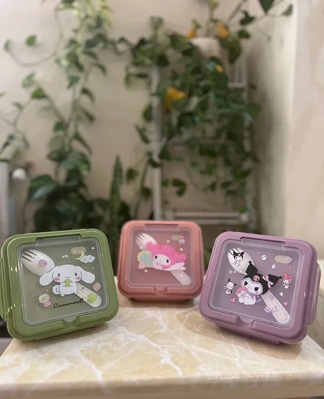 ظرف غذا مربعی کرومی و دوستانش