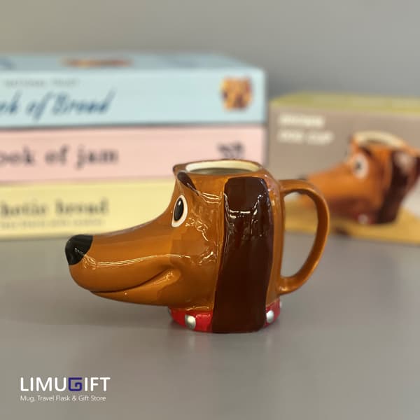 ماگ سرامیکی فانتزی طرح پاپی برجسته (سگ کارتونی)- کد 0383 — تصویر ۲
