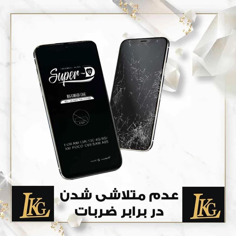 محافظ صفحه نمایش ال کا جی مدل LKK SuperD مناسب برای گوشی موبایل Galaxy A12/M12/M13/A13 4G/A13 5G/A04/ A04s /A04e /A04 Core /M04 /A23 4G /A23 5G /M23/وکال V0 Plus /Vocal V01/تی سی ال 406 — تصویر ۳