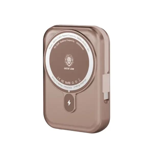 پاوربانک 10000 هزار گرین لاین مدل Green Lion Monaco MagSafe — تصویر ۳