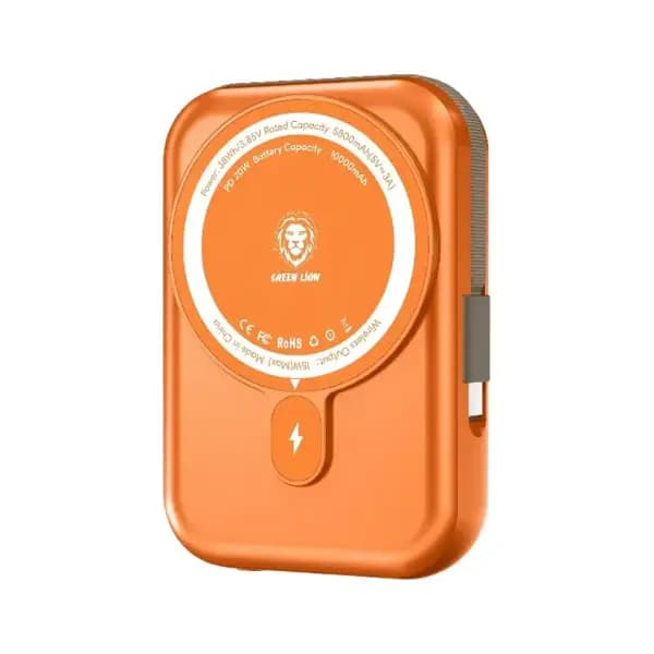 پاوربانک 10000 هزار گرین لاین مدل Green Lion Monaco MagSafe — تصویر ۶