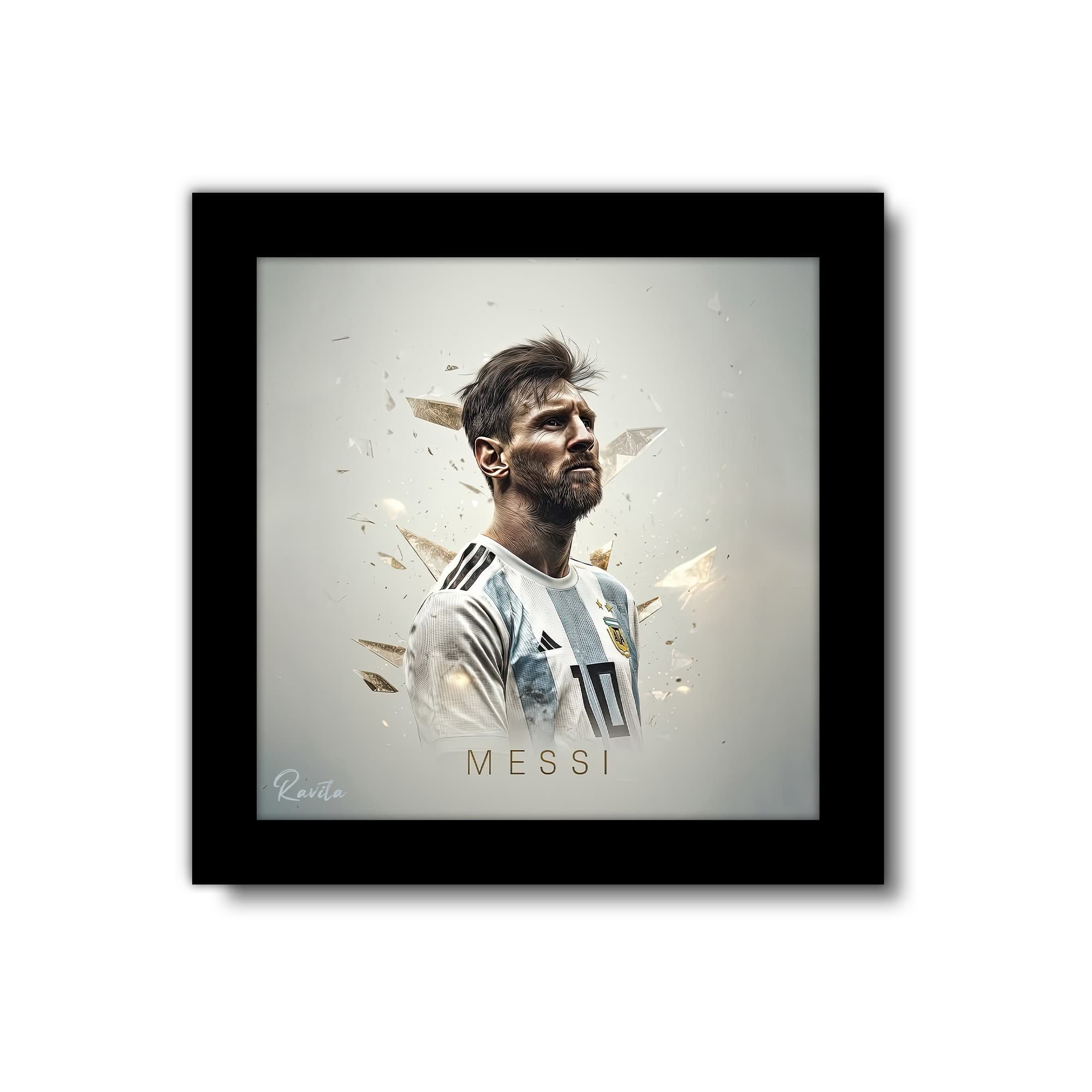 تابلو 3 تایی راویتا طرح مسی – Messi کد T 483 — تصویر ۴