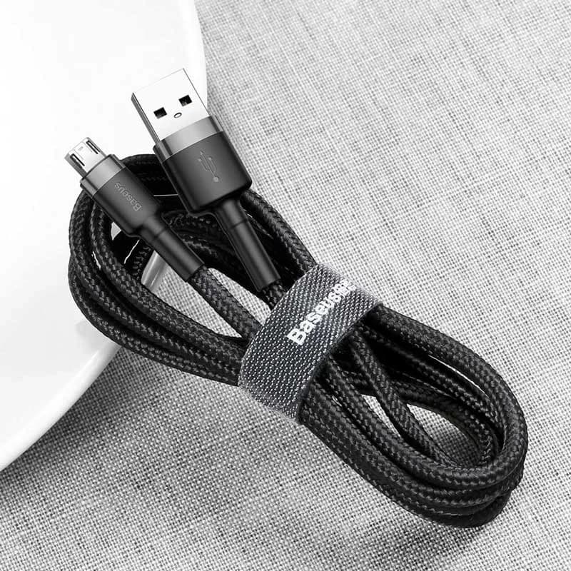 کابل تبدیل USB به microUSB بیسوس مدل CAMKLF-BG1 طول 1 متر — تصویر ۴
