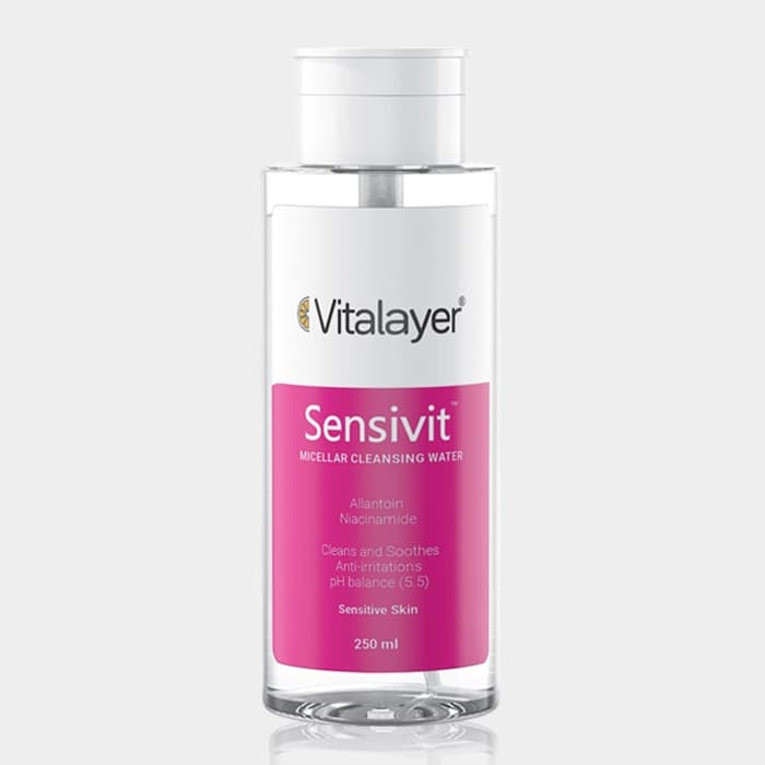 میسلار واتر پوست حساس سنسی ویت ویتالیر Vitalayer Sensivit Micellar Cleansing Water 250ml