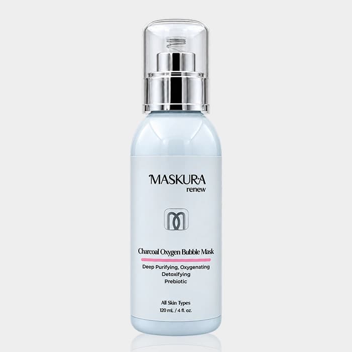 ماسک حبابی زغال فعال ماسکورا Maskura Charcoal Oxygen Bubble Mask 120ml