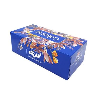 دستمال کاغذی جعبه ای گلرنگ 150برگ