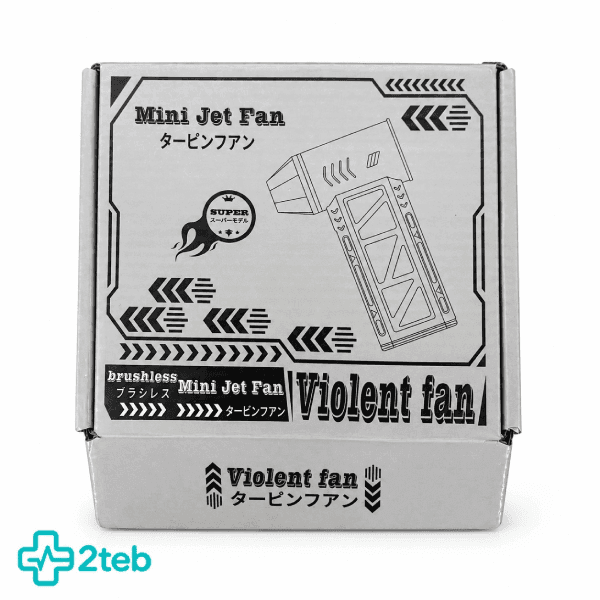 جت فن شارژی دوکاره دمنده و مکنده Violent Fan مدل ZY7400 SE/PRO