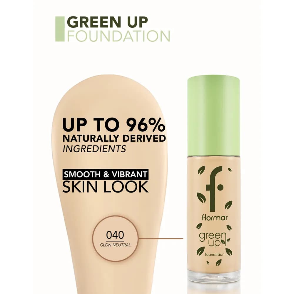 کرم پودر شیشه ای گیاهی فلورمار مدل Green Up — تصویر ۵