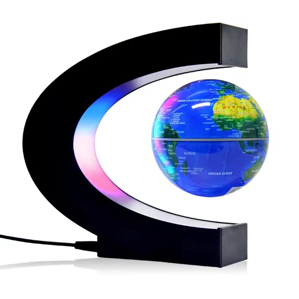 کره زمین شناور مغناطیسی با نورپردازی LED