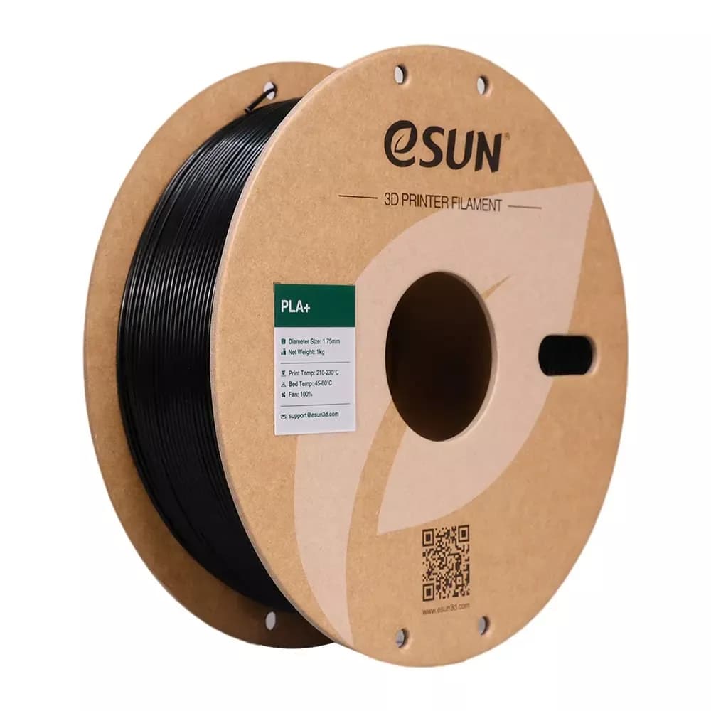 فیلامنت PLA+ eSUN مشکی 1.75 میلی متر 100گرم