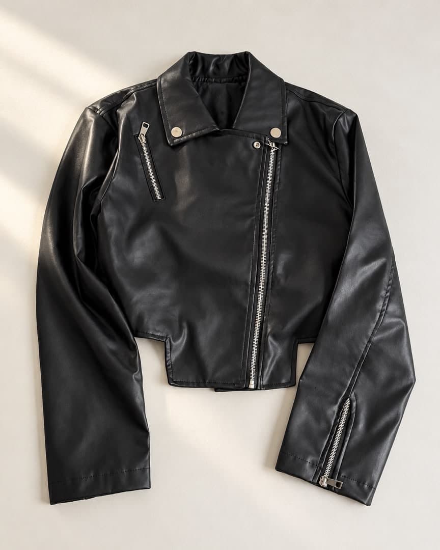 کت چرم زیپی — تصویر ۲