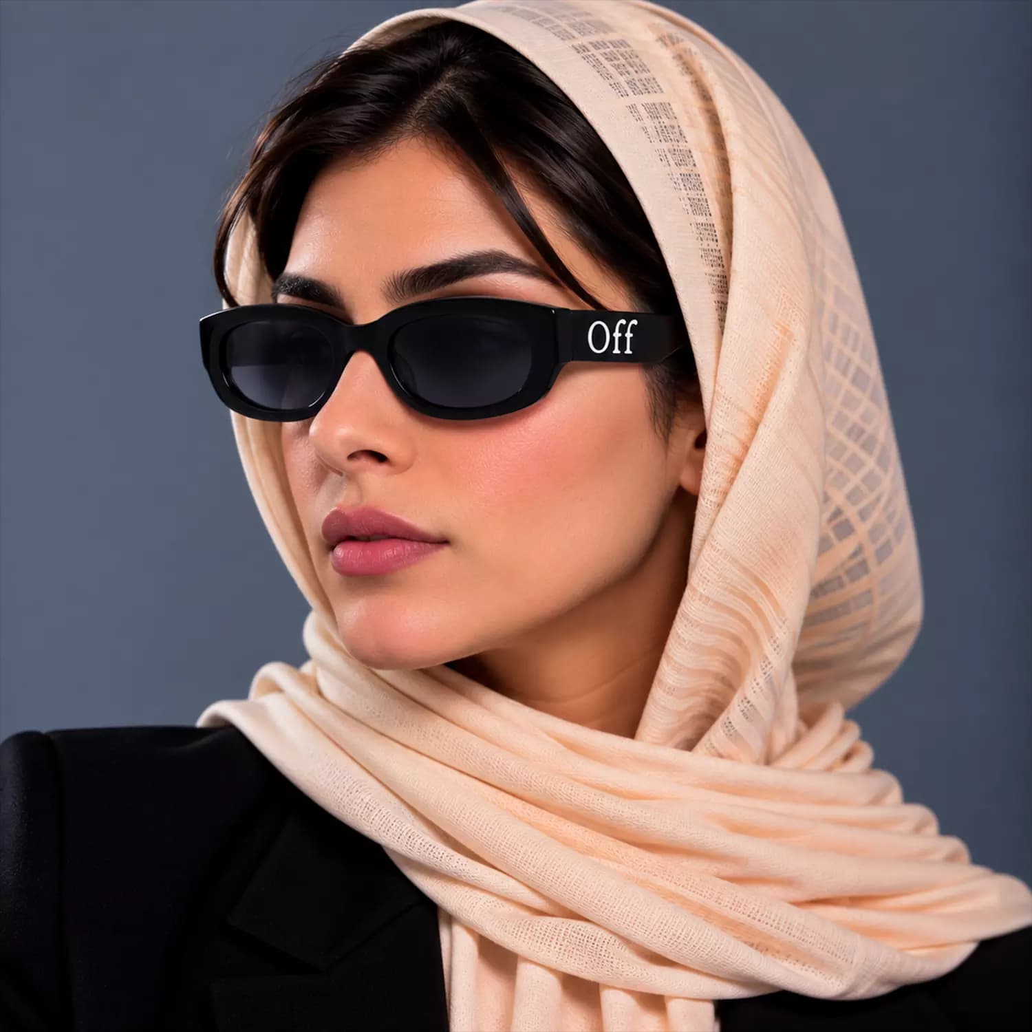 عینک آفتابی اف وایت فریم بیضی اورجینال کد OW14E — تصویر ۷