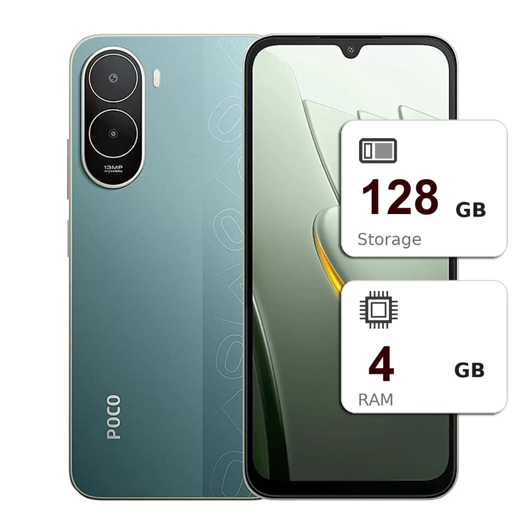 موبایل شیائومی مدل Poco C81 Pro ظرفیت 128 رم 4 گیگابایت