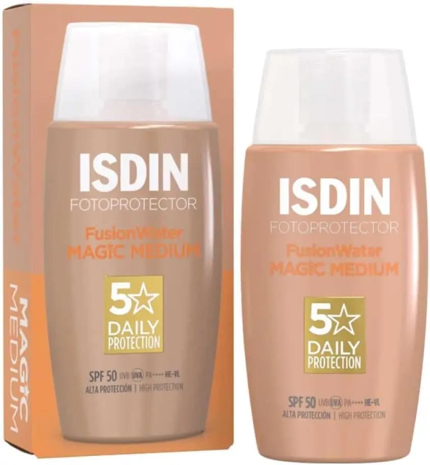 ضدآفتاب رنگی ایزدین SPF50 مدیوم | ISDIN Fusion Water