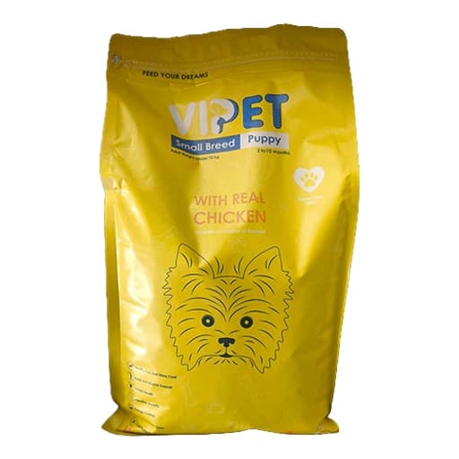 غذای خشک توله سگ نژاد کوچک وی پت (Vipet) – 3 کیلوگرم