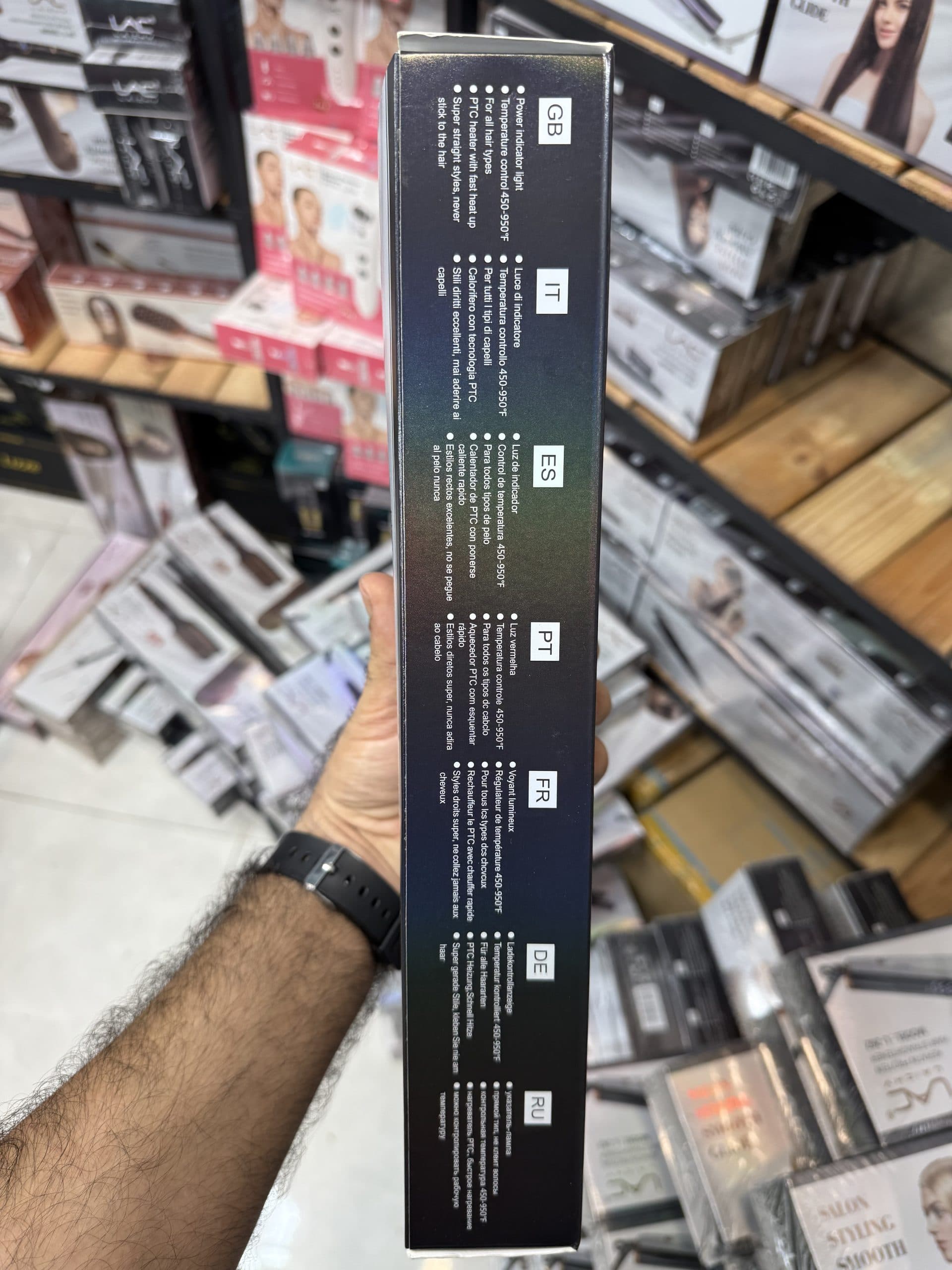 برس حرارتی و صافکننده مو لایچی (LAC Laichy) مدل L-40 Keratin Protein اورجینال (عمده و تک) — تصویر ۳